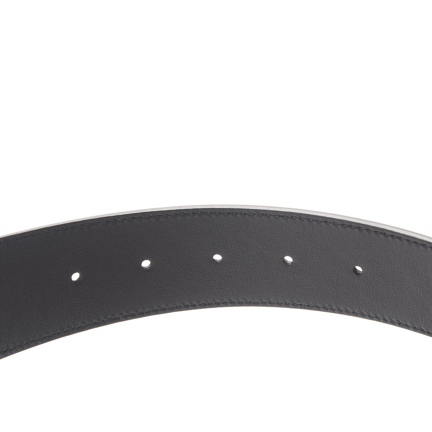 Gucci Textured Calfskin Double G 40mm Belt 90 36 Black 6 of 7