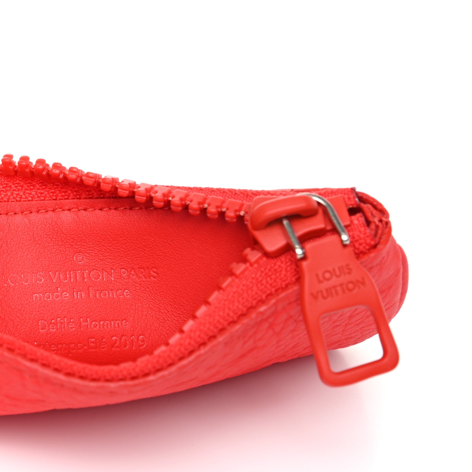 Louis Vuitton Taurillon Monogram Solar Ray Key Pouch Rouge 6 of 8