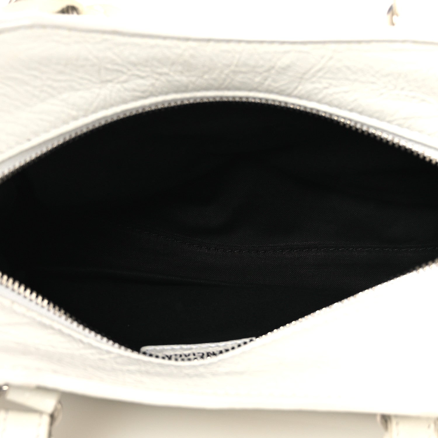 Balenciaga Agneau Arena Crystal Neo Cagole Handbag XS Optic White 9 of 25