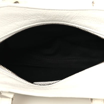 Balenciaga Agneau Arena Crystal Neo Cagole Handbag XS Optic White 9 of 25