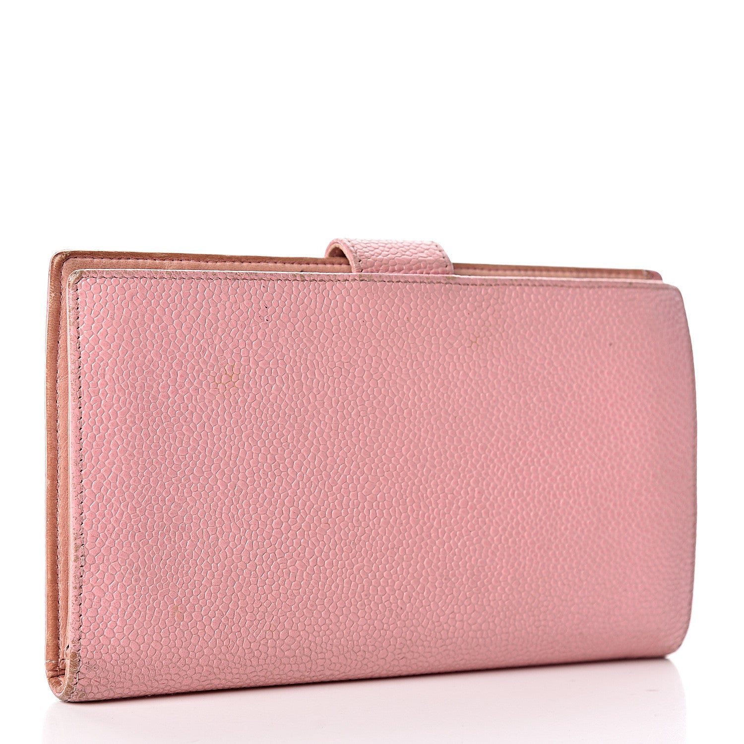 Chanel Caviar Timeless CC French Wallet Pink 3 of 16