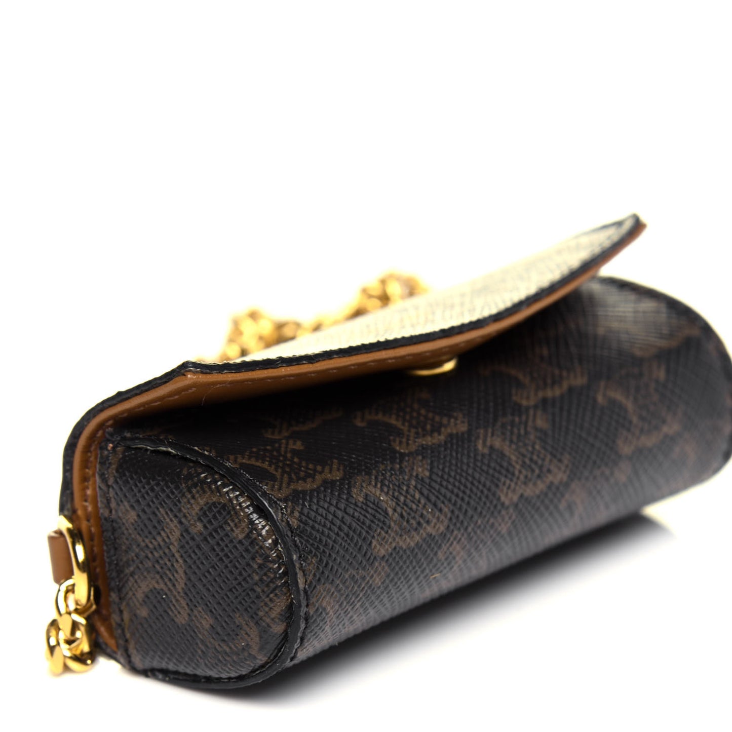Triomphe Canvas Lipstick Case Black