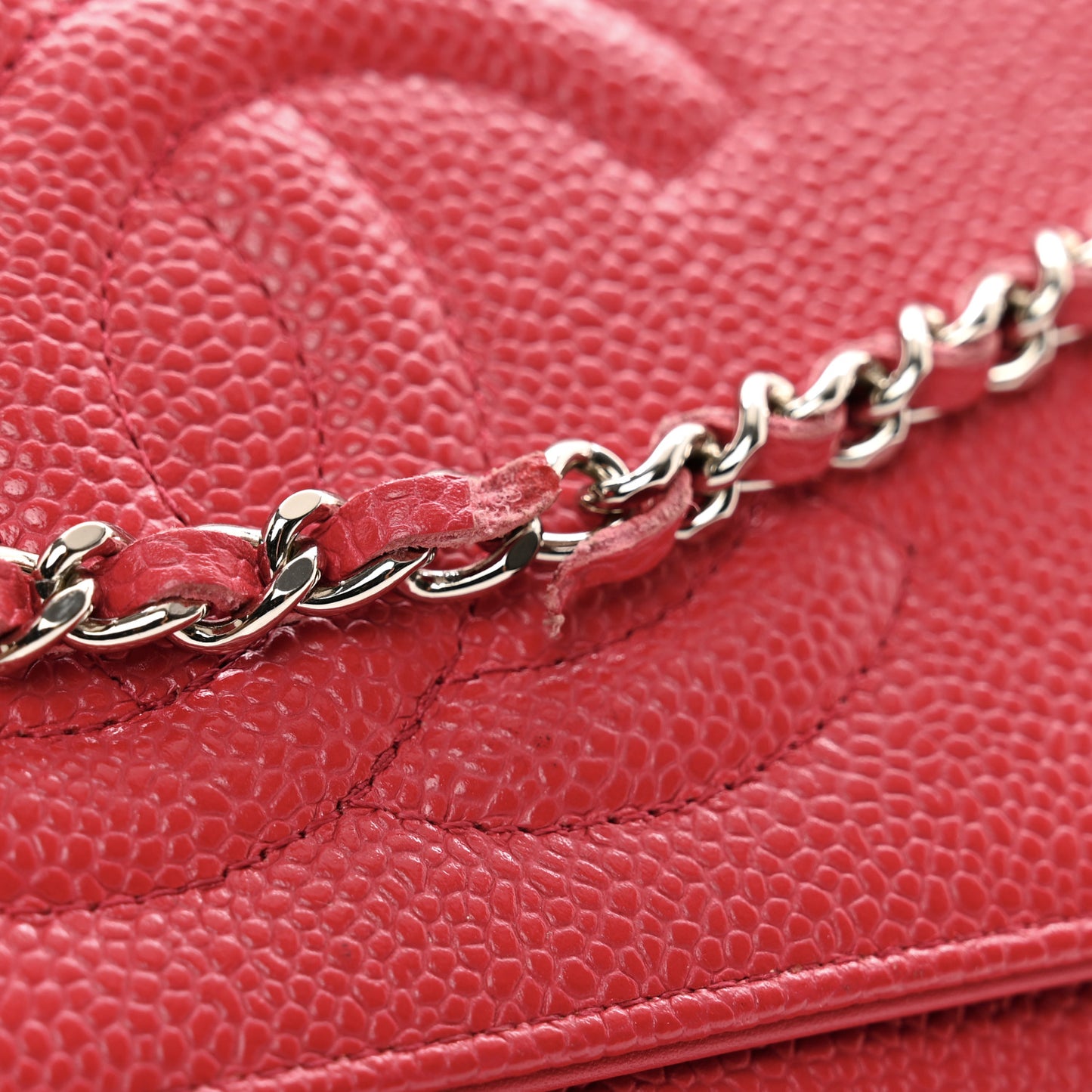 Caviar Timeless CC Wallet on Chain WOC Dark Pink