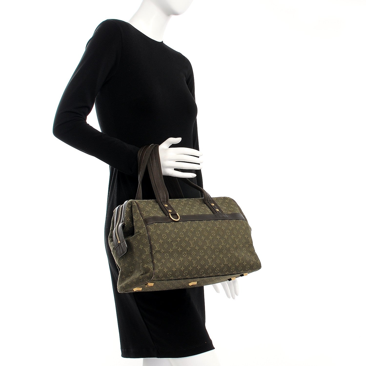 Louis Vuitton Mini Monogram Josephine GM Kaki 2 of 7