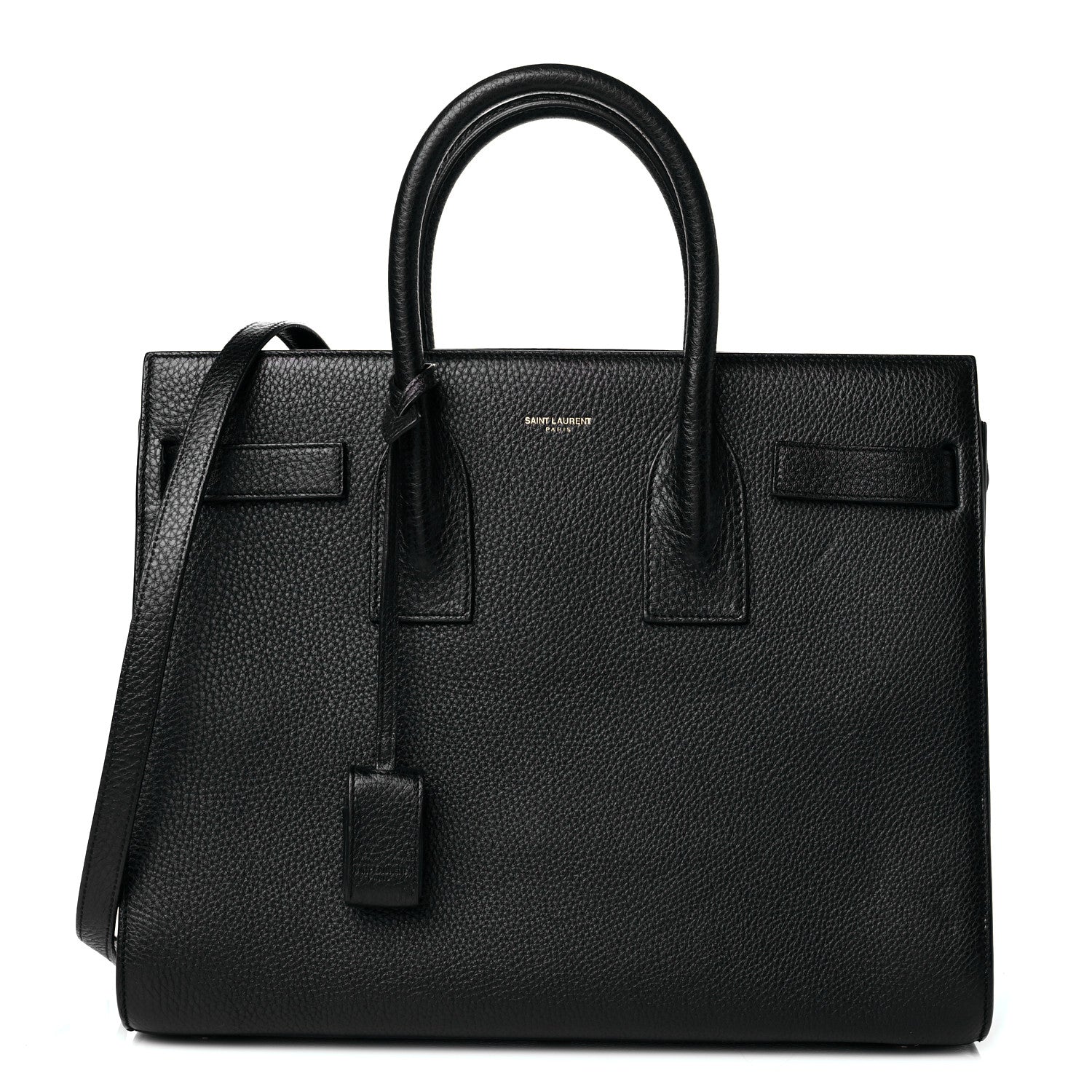 Saint Laurent Grained Calfskin Small Sac De Jour Black 1 of 10