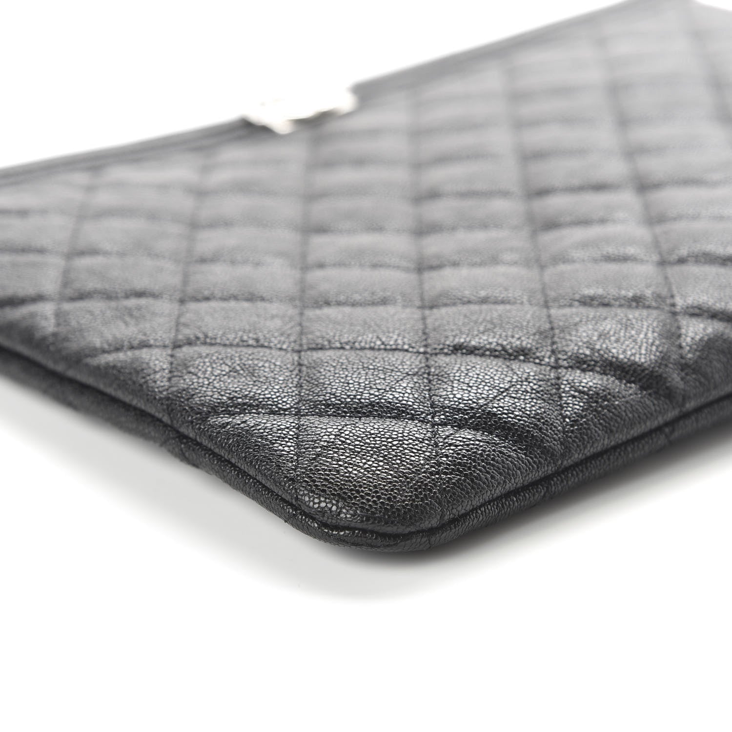 Chanel Caviar Quilted Medium Boy Cosmetic Case Black 6 of 11