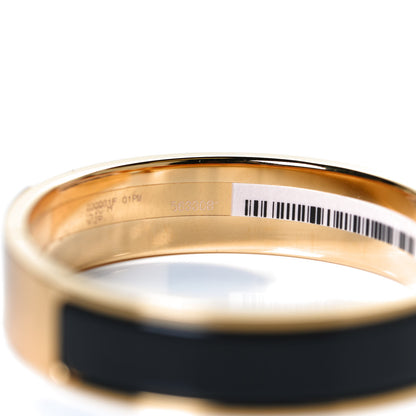 Hermes Enamel Narrow Clic Clac H Bracelet PM Black 6 of 7