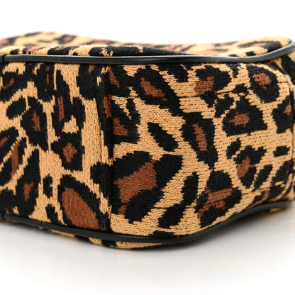 Marc Jacobs Calfskin Fabric Leopard Print The Softshot Bag 10 of 10
