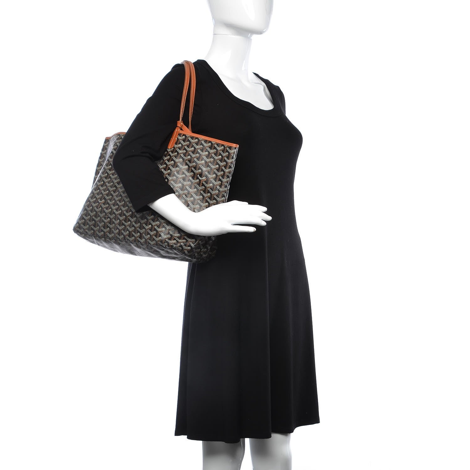 Goyard Goyardine Saint Louis PM Black Gold 2 of 14