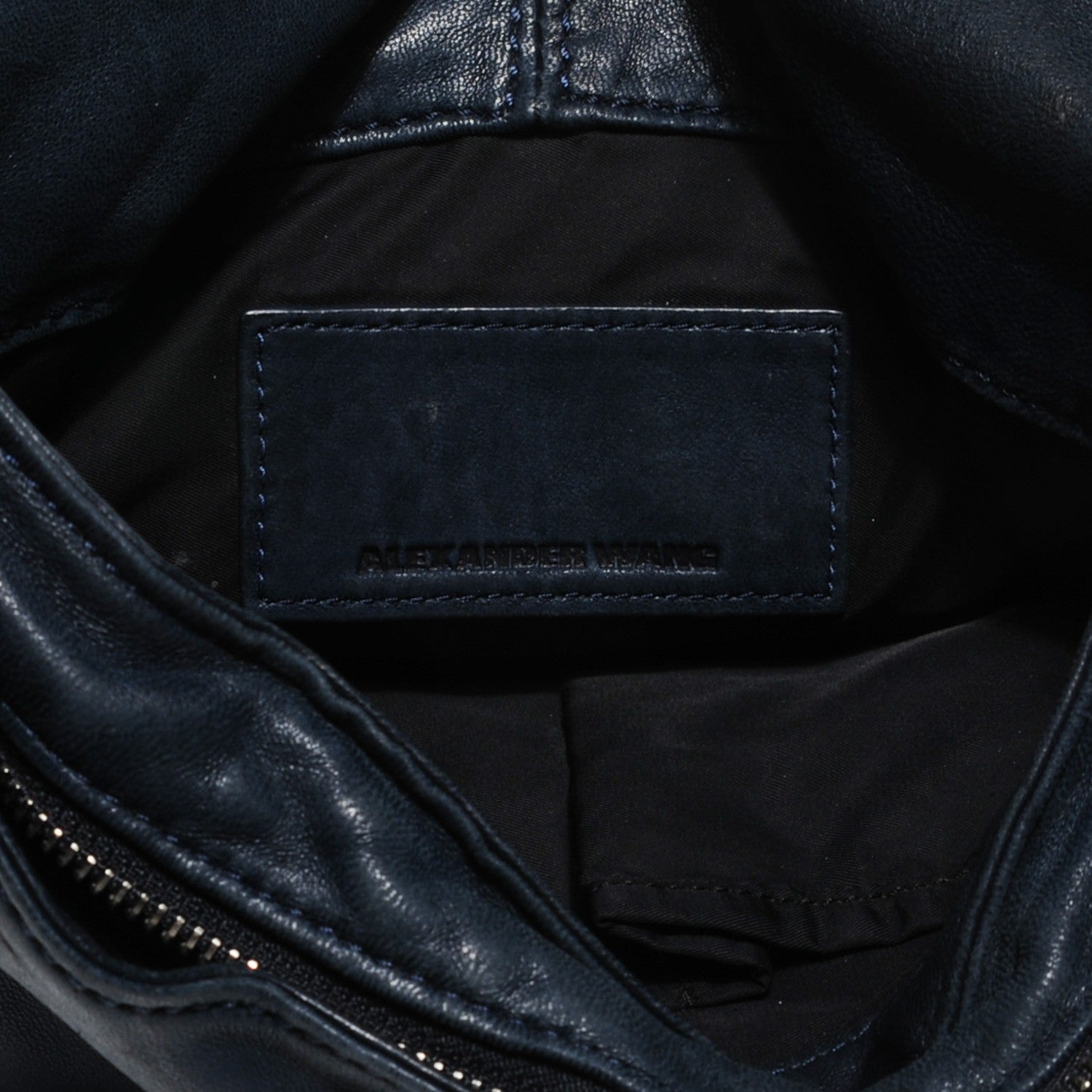 Alexander Wang Washed Lambskin Iris Messenger Bag Ink 13 of 18