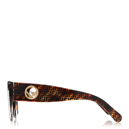 Fendi Acetate F is Fendi FF 51mm Cat Eye Sunglasses 0327/S Tortoise Camouflage 3 of 7