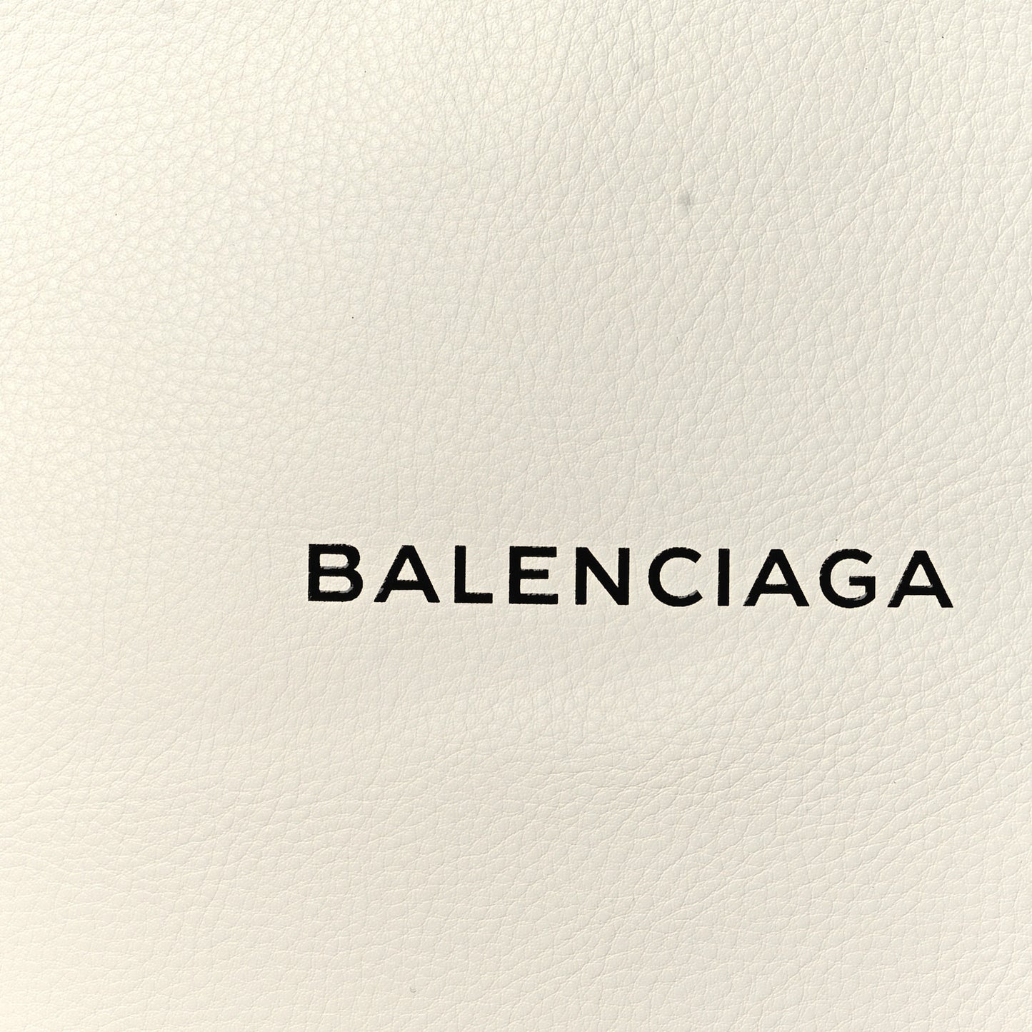 Calfskin Logo Everyday Second Bag White