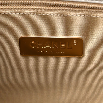 Chanel Lambskin Quilted Medium Chanel 19 Flap White 6 of 10
