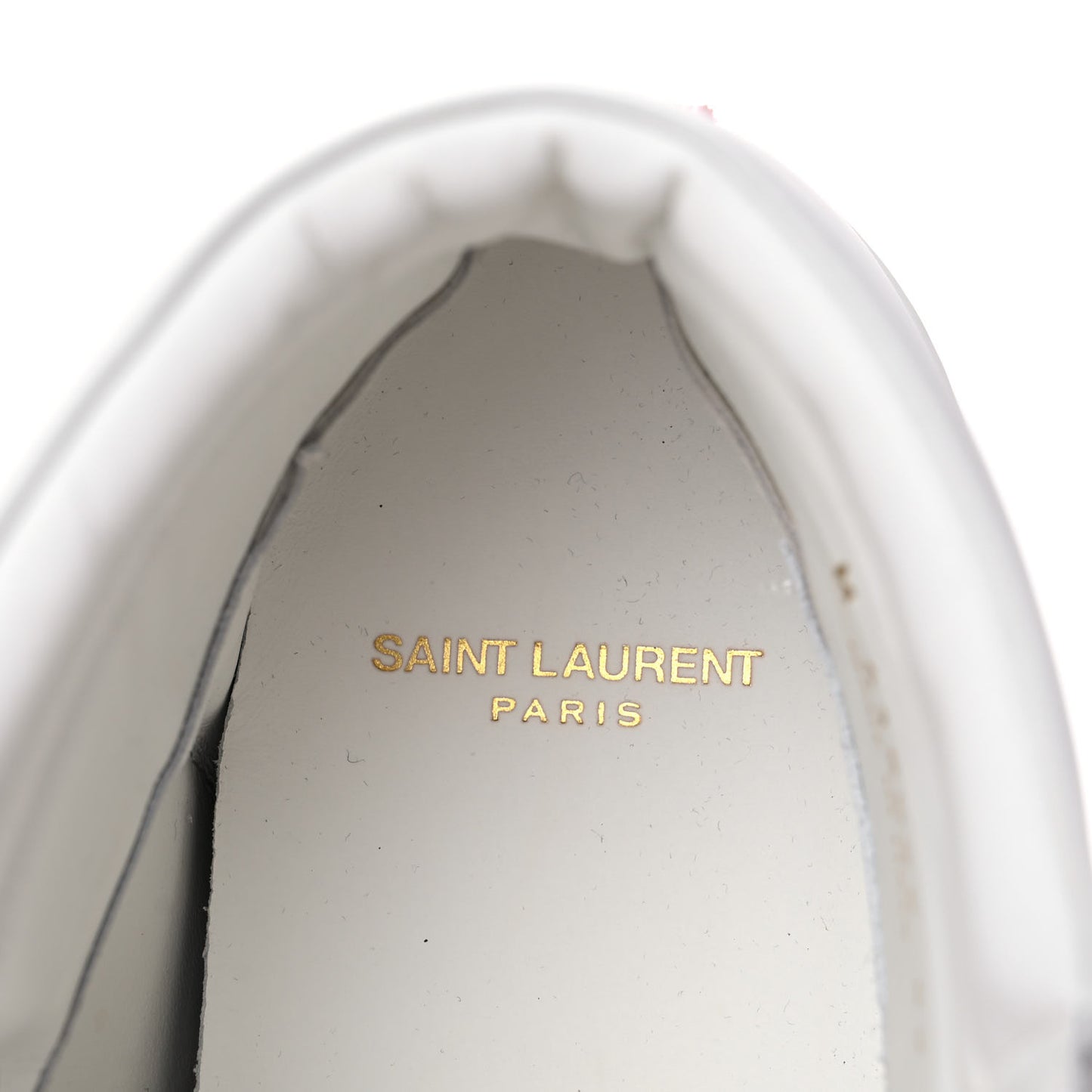 Calfskin Court Classic SL/10H High Top Sneakers 43 White Red