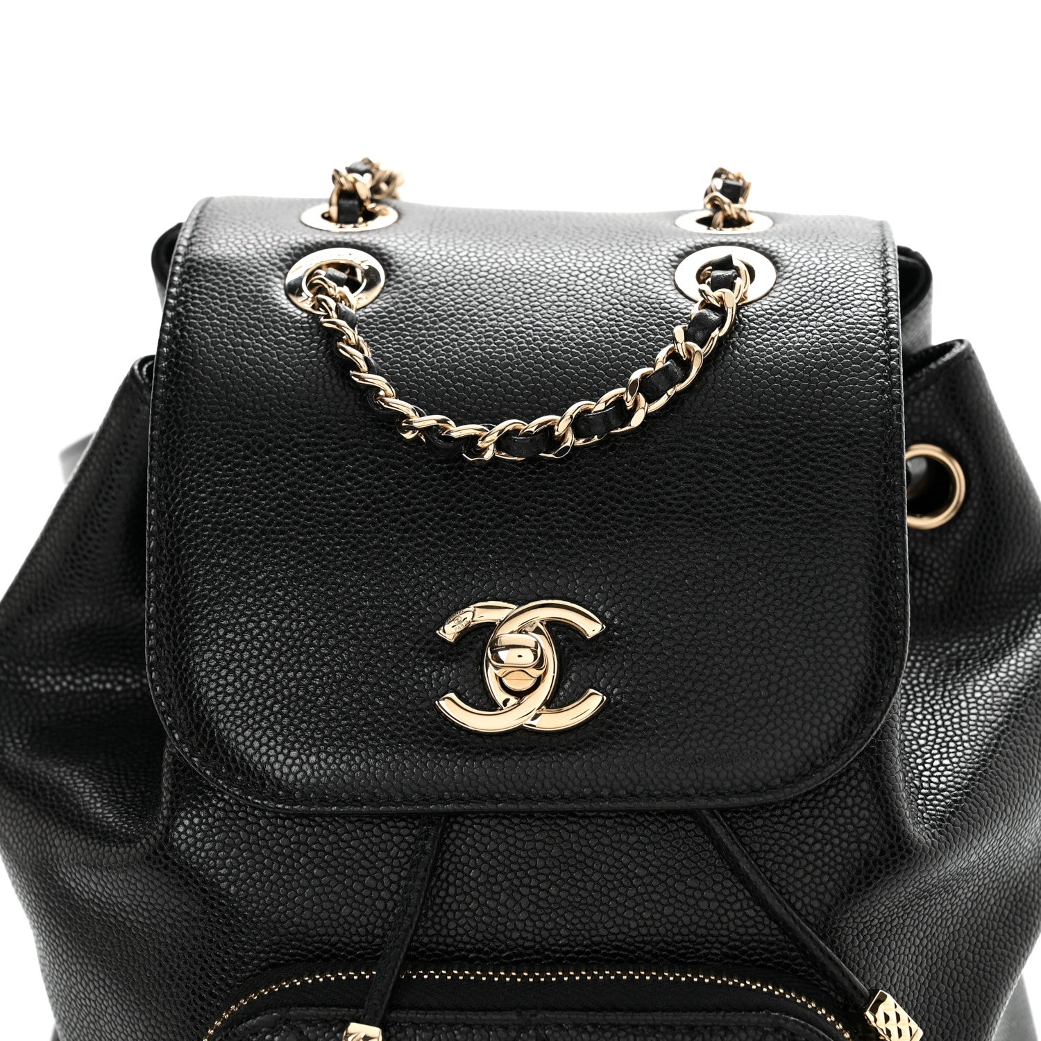 Chanel Caviar Quilted Mini Business Affinity Backpack Black 8 of 10