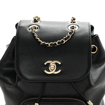 Chanel Caviar Quilted Mini Business Affinity Backpack Black 8 of 10
