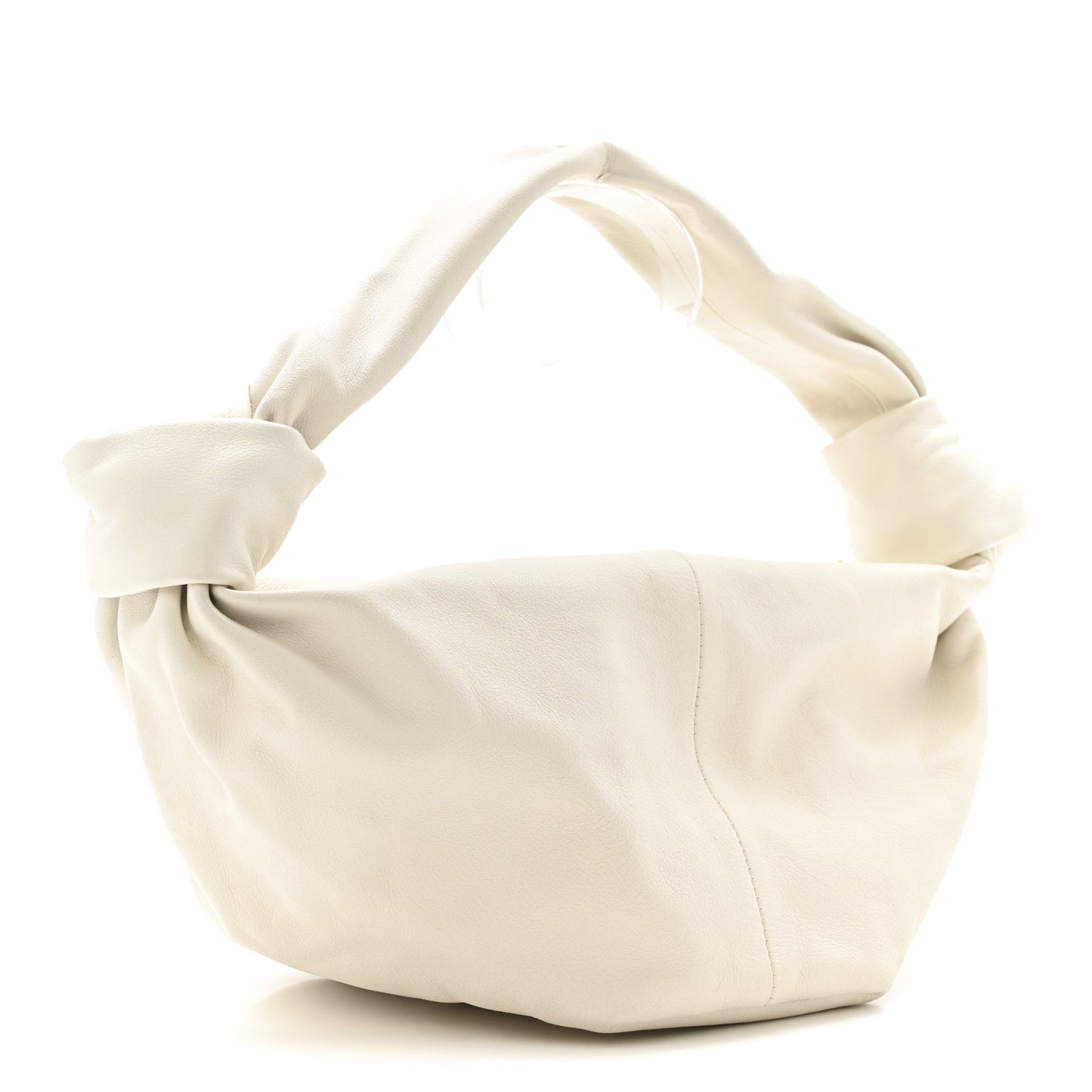 Nappa Mini Double Knot Bag White