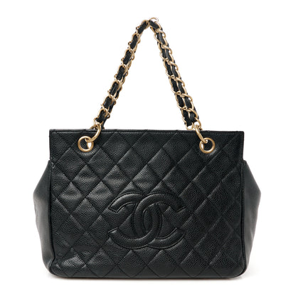 Chanel Caviar Quilted Petit Timeless Tote PTT Black 1 of 10
