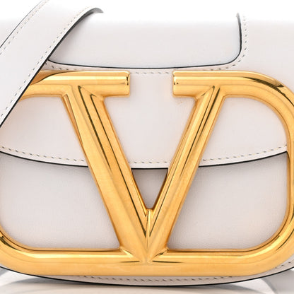 Valentino Garavani Calfskin Small Supervee Crossbody Bag Optic White 7 of 10