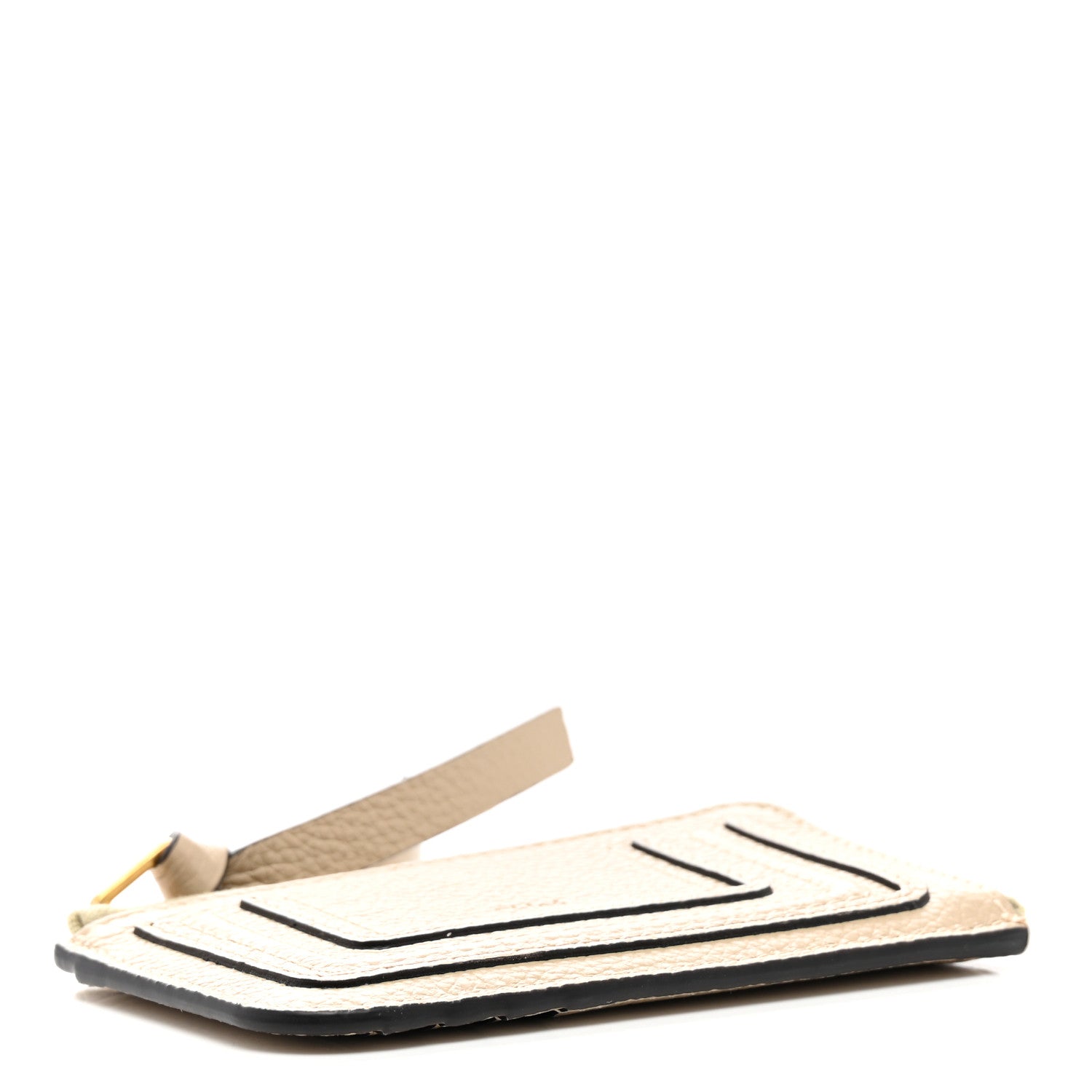 Chloe Grained Calfskin Medium Marcie Zip Card Holder Blush Nude 4 of 6