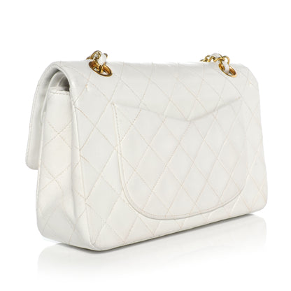 Chanel Lambskin Quilted Small Double Flap White 3 of 11
