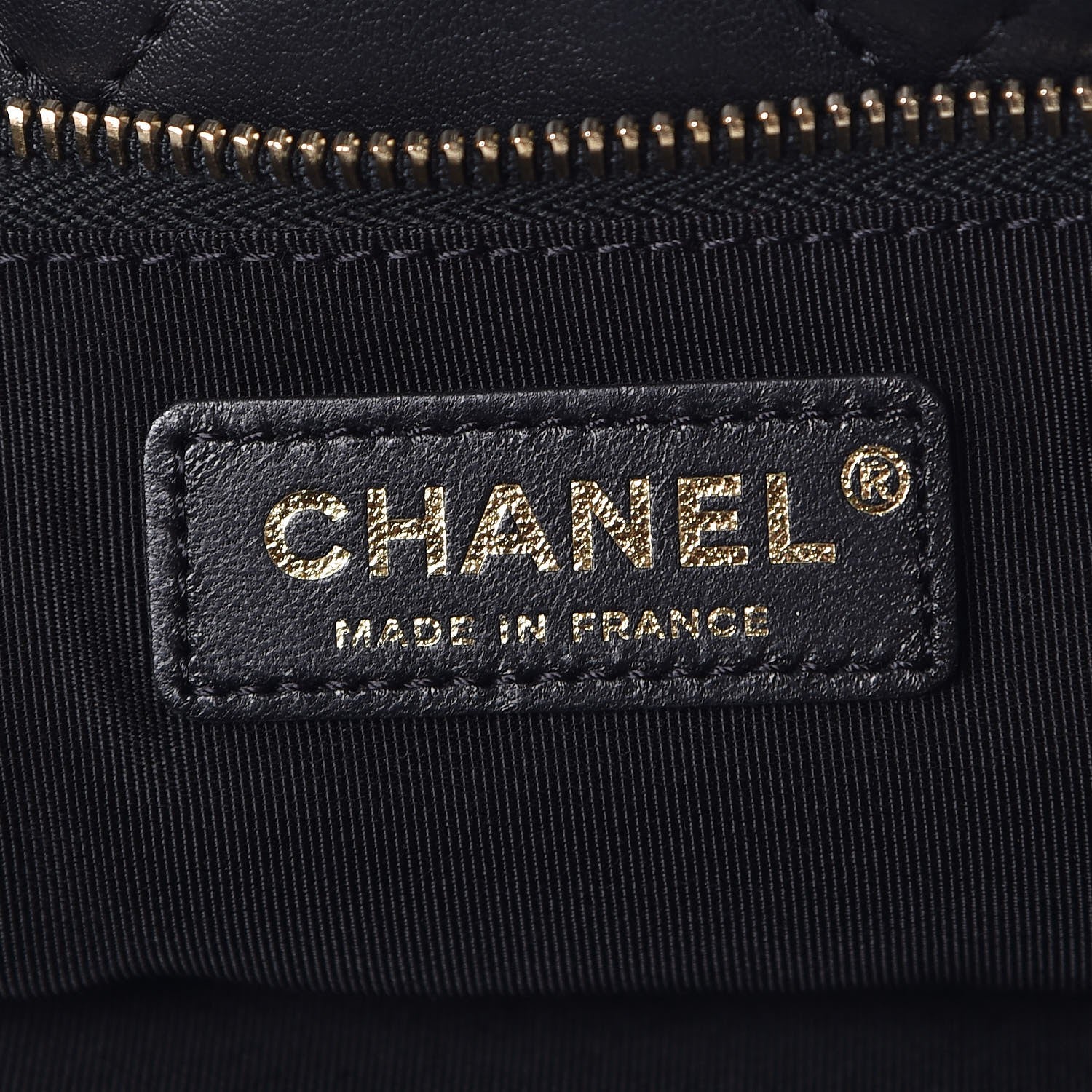 Chanel Calfskin Quilted CC Clutch Black 7 of 9