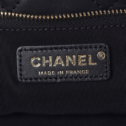 Chanel Calfskin Quilted CC Clutch Black 7 of 9