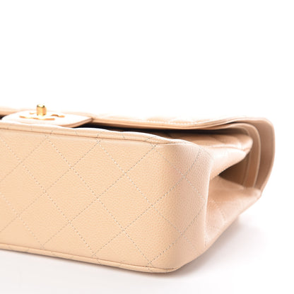 Chanel Caviar Quilted Jumbo Double Flap Beige Clair 6 of 10