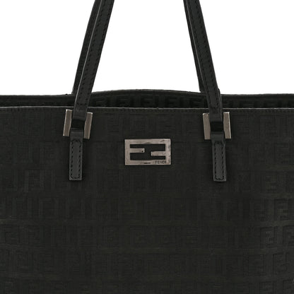 Fendi Zucchino Vitello Tote Black 8 of 14