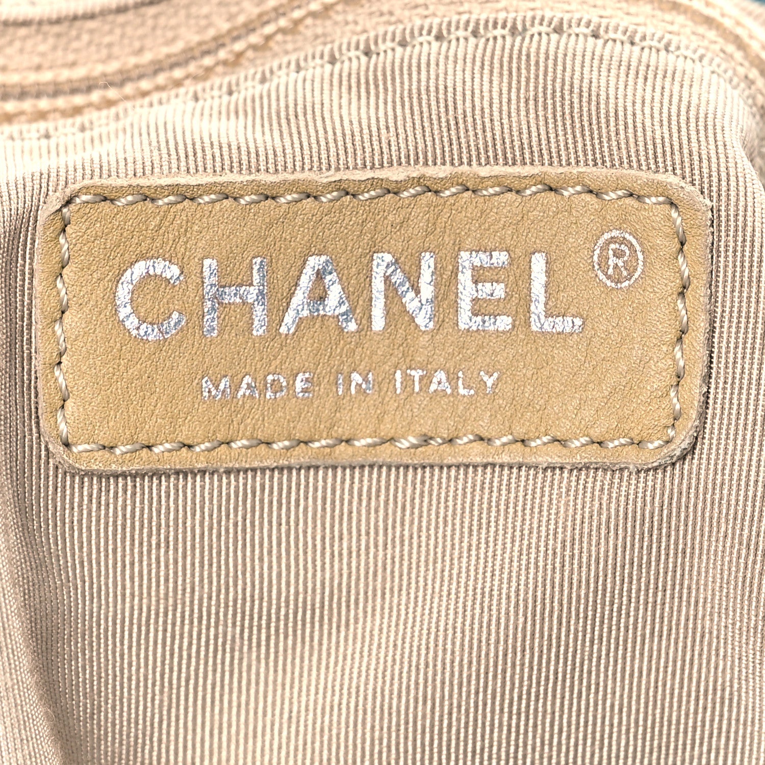 Chanel Denim Quilted Chain Hobo Light Blue 7 of 10