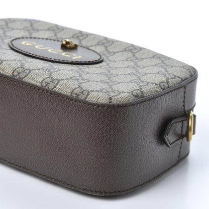 Gucci GG Supreme Monogram Web Neo Vintage Shoulder Bag Beige New Acero Crop 6 of 10