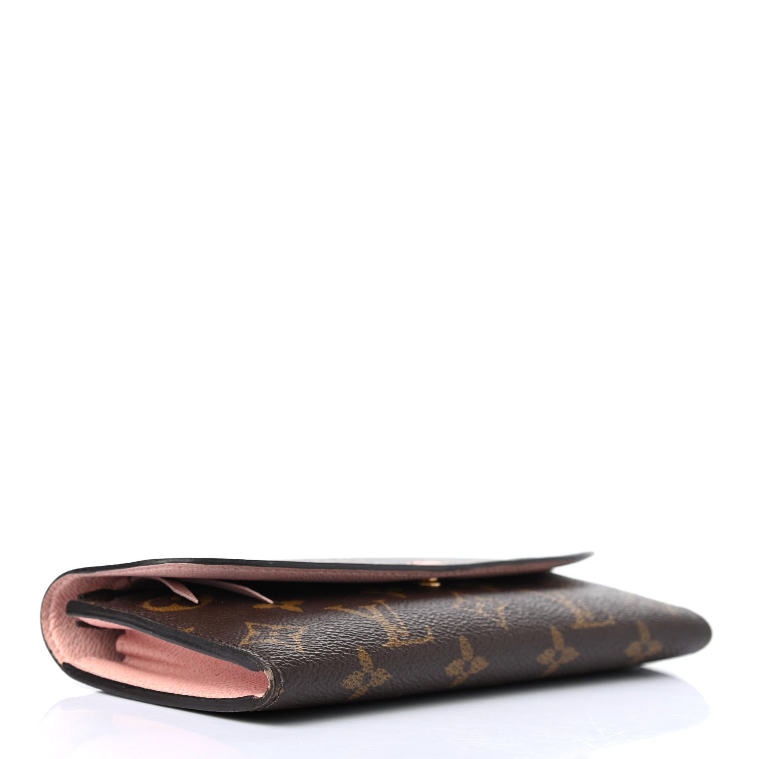 Louis Vuitton Monogram Emilie Wallet Rose Ballerine 3 of 4