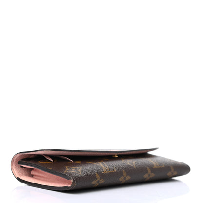 Louis Vuitton Monogram Emilie Wallet Rose Ballerine 3 of 4