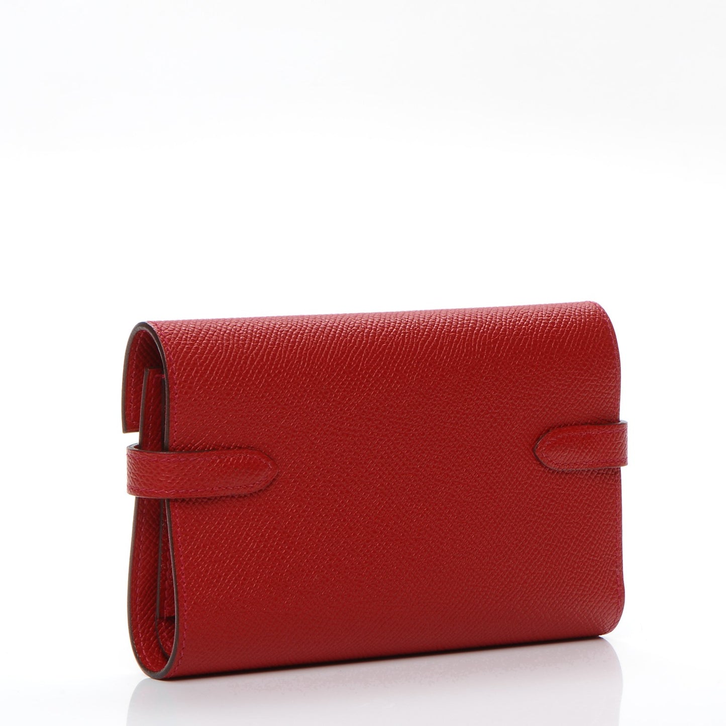 Epsom Kelly Medium Wallet Rouge Casaque