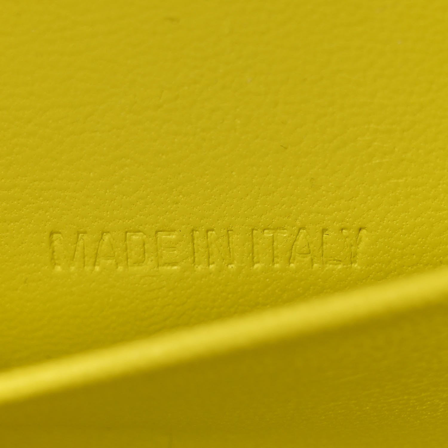 Balenciaga Shiny Calfskin Crocodile Embossed Hourglass Stretch Sling Shoulder Bag Yellow 7 of 15