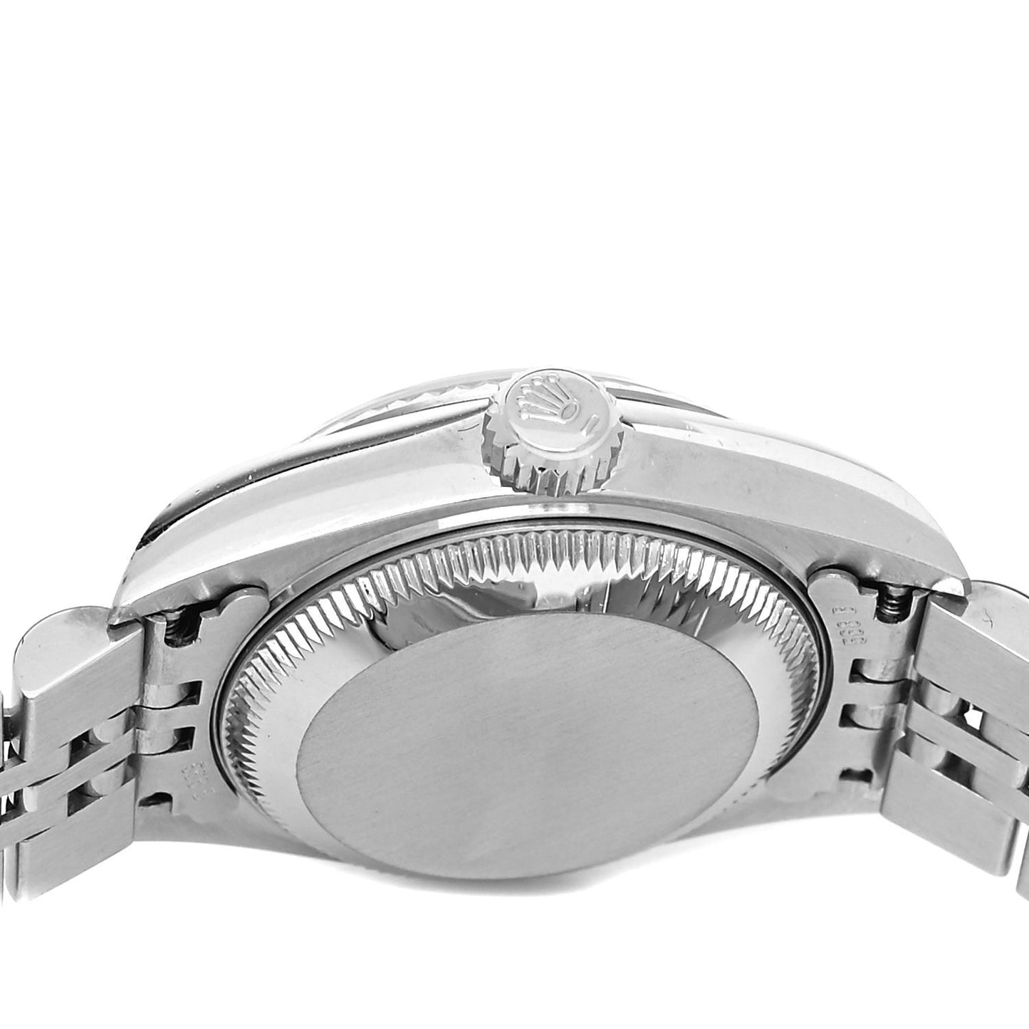 Stainless Steel 18K White Gold 26mm Oyster Perpetual Datejust Watch White Roman 79174