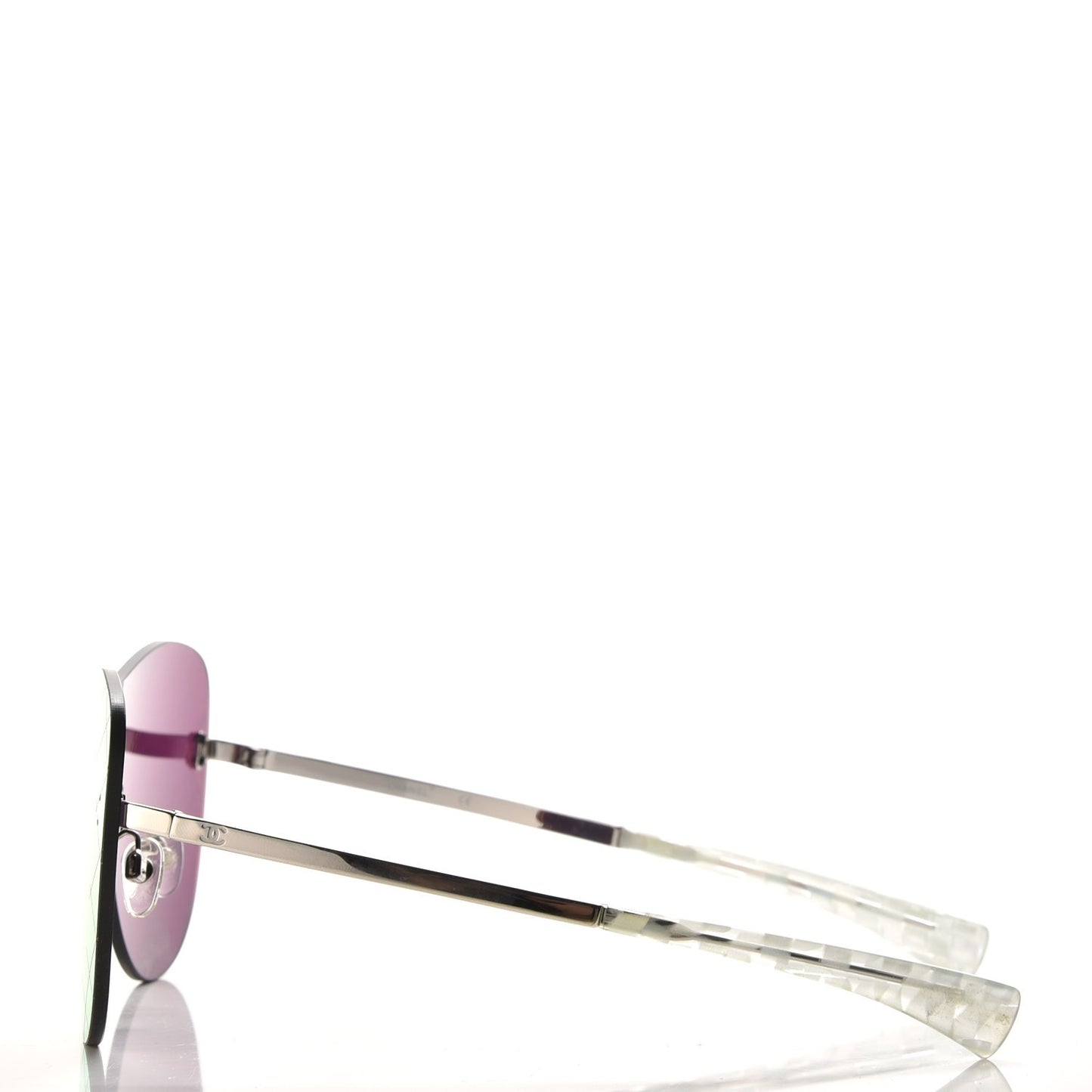 Shield Runway Sunglasses 4215 Silver Red