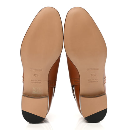 Hermes Calfskin Neo Low Boots 37.5 Natural 5 of 8