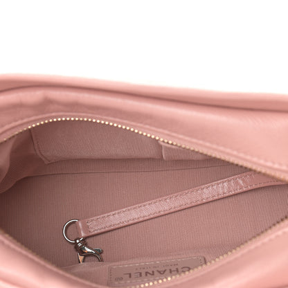 Chanel Aged Calfskin Quilted Small Gabrielle Hobo Pink 5 of 9