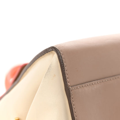 Salvatore Ferragamo Calfskin Colorblock Medium Sofia Shoulder Bag Pink Multicolor 12 of 14