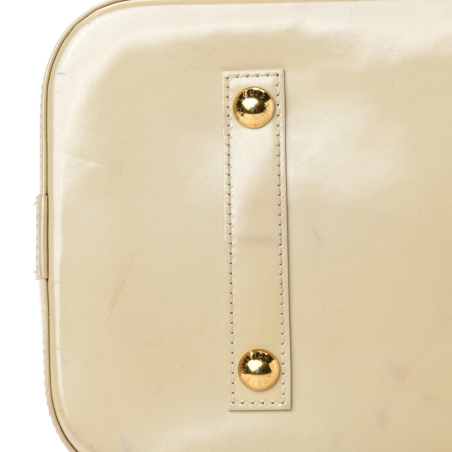 Louis Vuitton Vernis Alma MM Blanc Corail 8 of 27