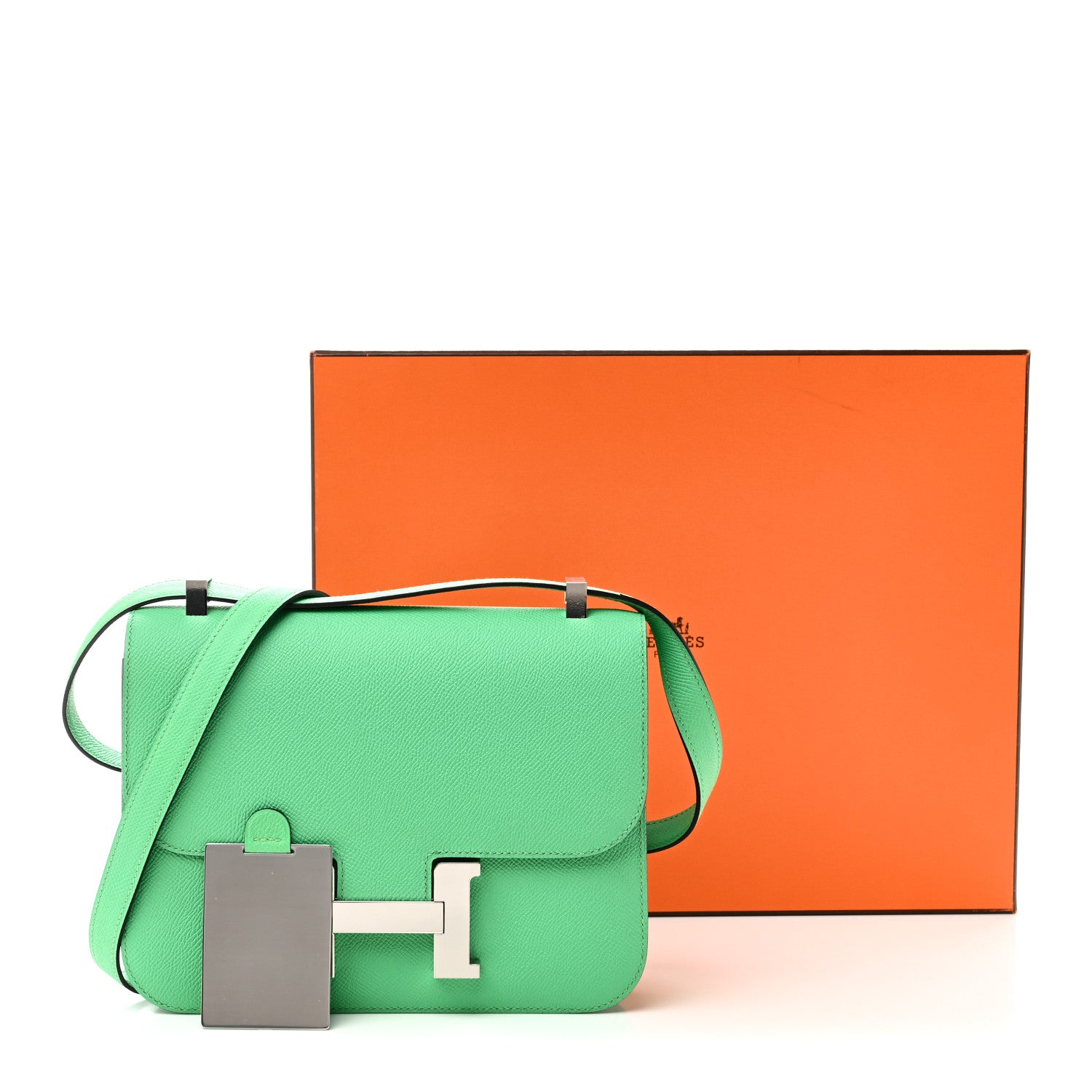 Hermes Epsom Constance 24 Vert Comics 12 of 12