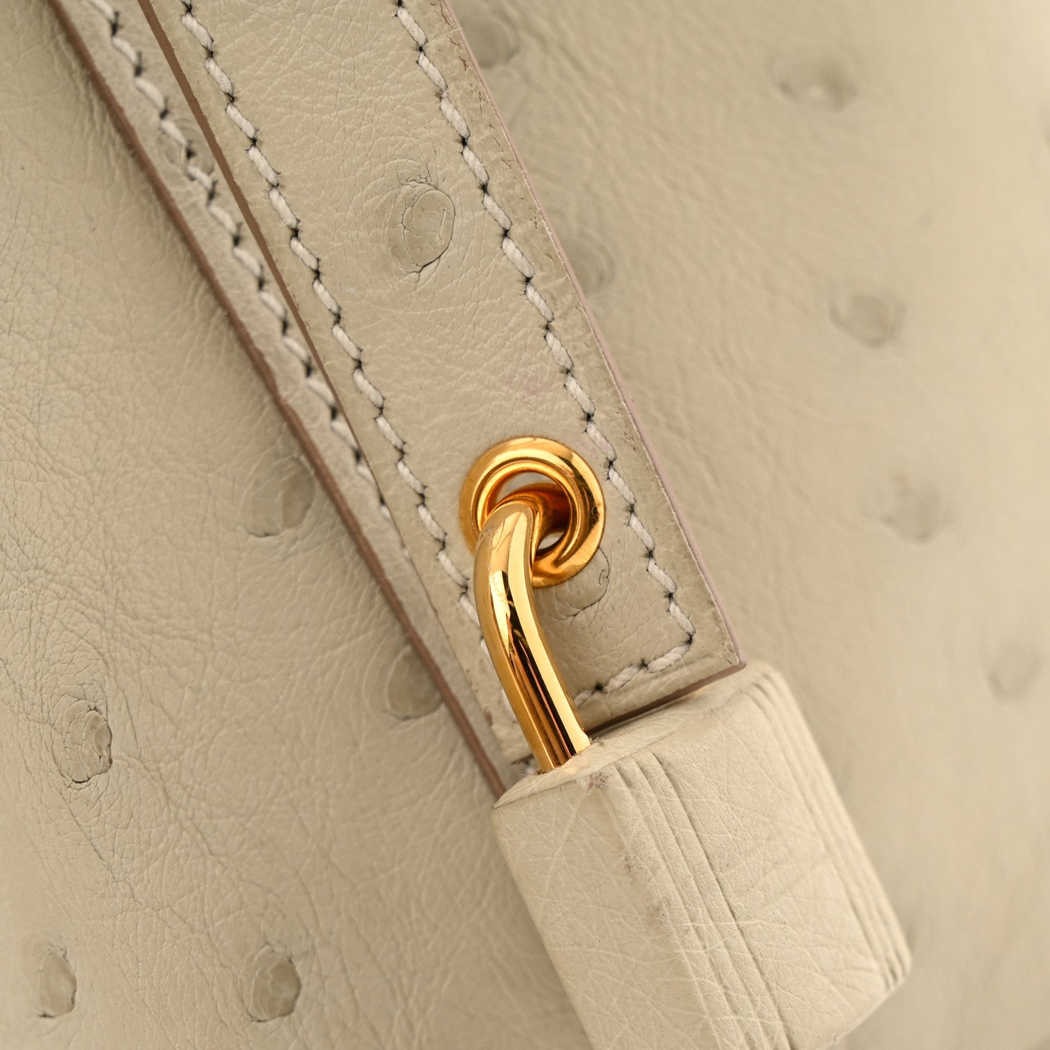 Hermes Ostrich Picotin Lock 18 Gris Perle 12 of 12