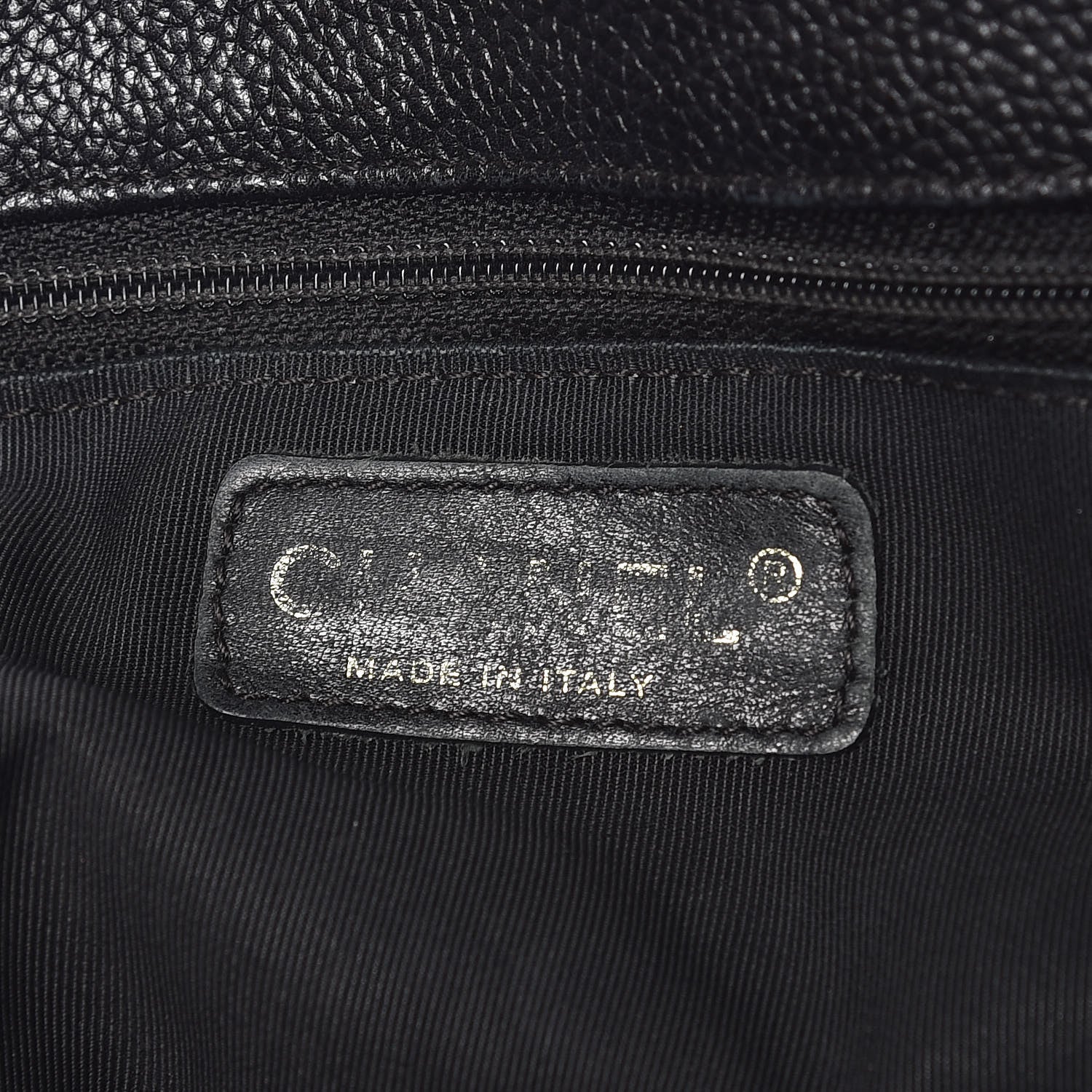 Chanel Calfskin Cerf Shopper Tote Black 9 of 10
