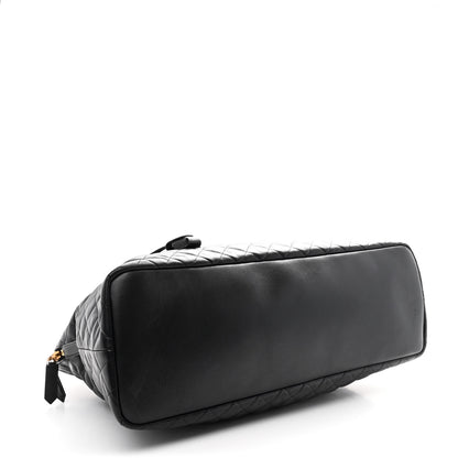 Saint Laurent Calfskin Quilted ES Giant Travel Bag Black 4 of 10