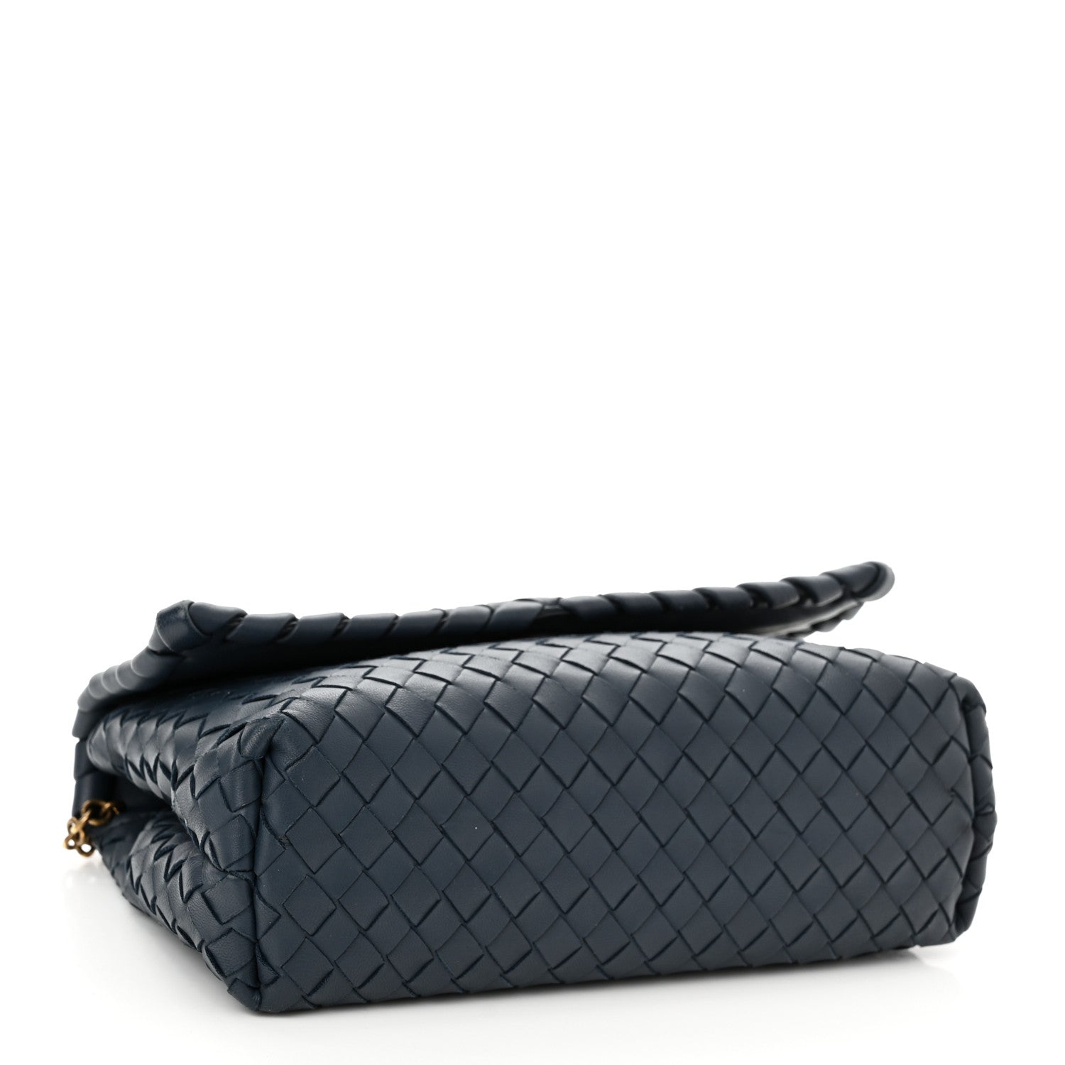 Bottega Veneta Nappa Intrecciato Baby Olimpia Shoulder Bag Denim 5 of 10