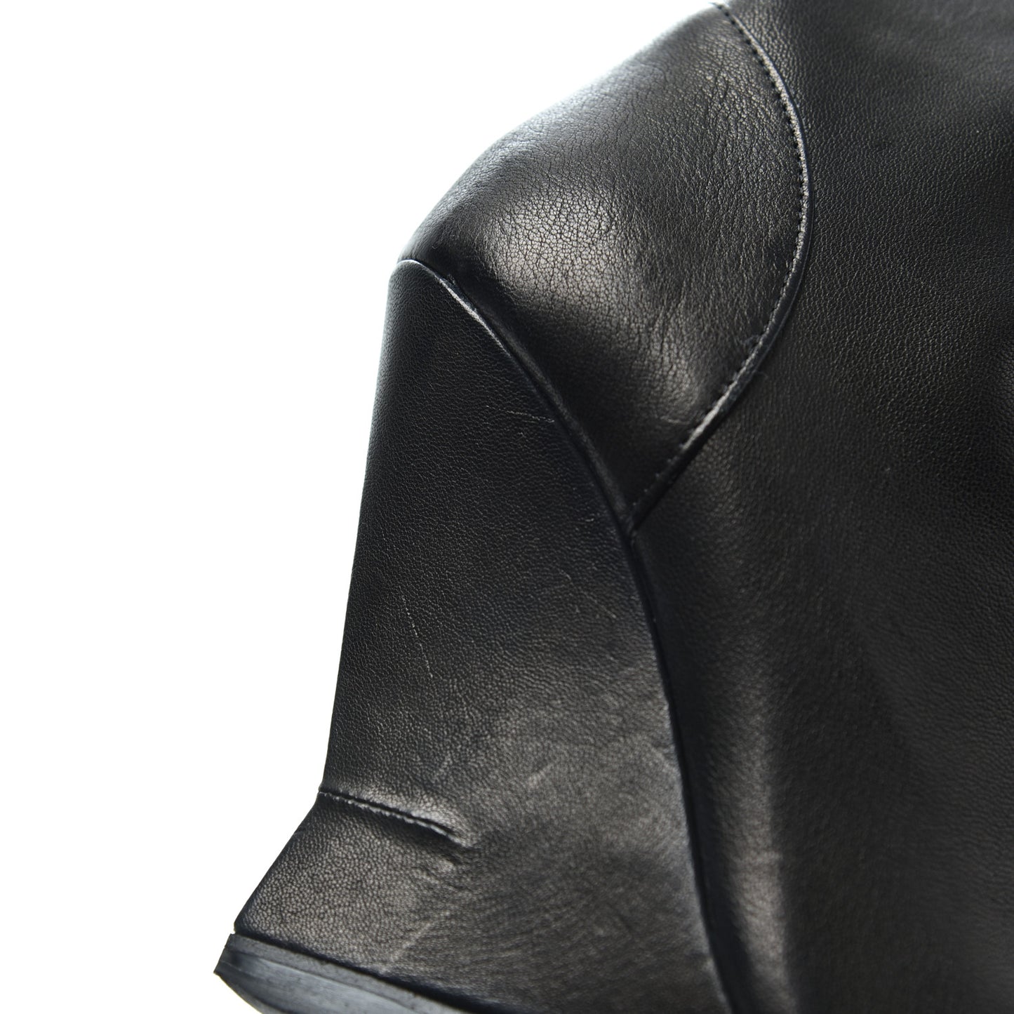 Calfskin Jinny 105 Thigh High Boots 35 Black
