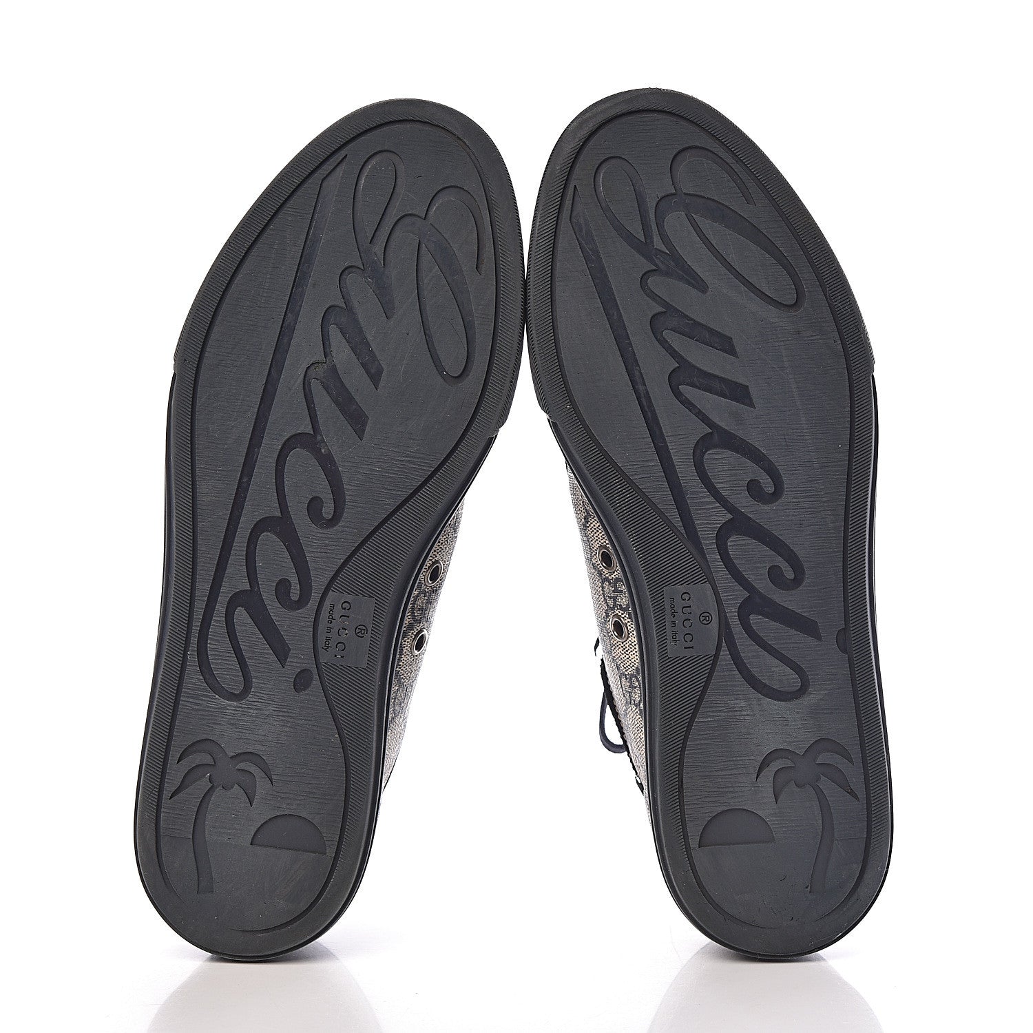Gucci GG Supreme Monogram Mens Sneakers 6.5 Navy 5 of 14