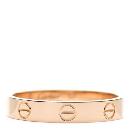 Cartier 18K Yellow Gold 3.5mm LOVE Wedding Band Ring 57 8 1 of 5