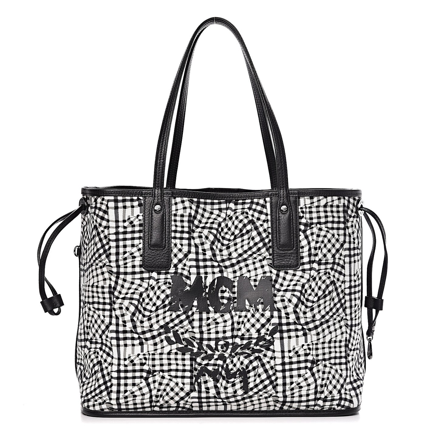 Visetos Medium Liz Reversible Shopper Tote Black